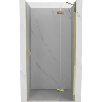Mexen Mist-H sprchové dveře pravé otevírací 115 cm, transparentní, zlaté - 8A5-115-000-50-00-P Sprchové dveře