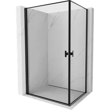 Mexen Mist-B Duo sprchový kout posuvný 70 x 90 cm, černý rám, černý - 8A2-070L-090P-70-70 Sprchové kouty
