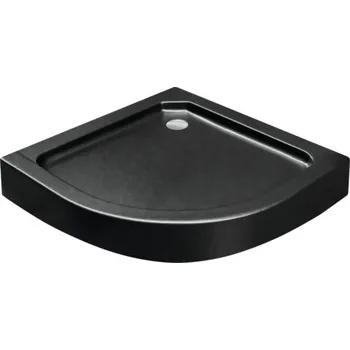 Sprchová vanička Sprchová vanička Rega 90 x 90 x 16 cm černá Strukturované OLBZAAL90B