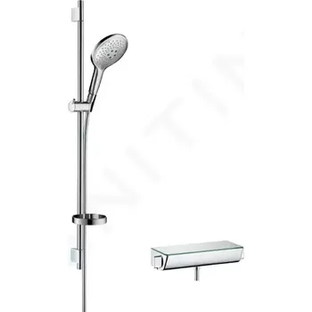 Sprchový set Hansgrohe Raindance Select S Sprchový set s termostatem, 15 cm, 3 proudy, chrom, 27037000