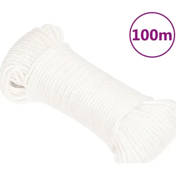 Lano Lodní lano celobílé 3 mm 100 m polypropylen IM_152536