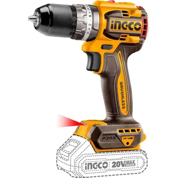 Ingco CIDLI206021 AKU vrtačka s příklepem, 60Nm, bez baterie a nabíječky