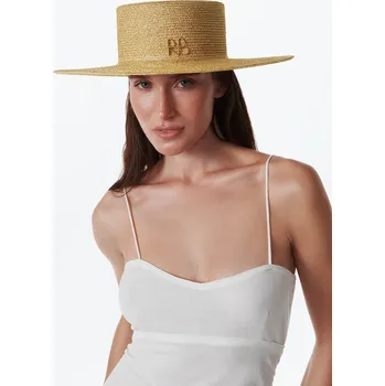 Klobouk Klobouk Ruslan Baginskiy béžová barva, CNT000-P-LNT-WRB CNT000.P.LNT.WRB 08X, vel. L