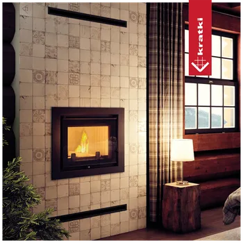 Krbová vložka Kratki Krbová vložka s teplovodním výměníkem ZUZIA DECO 12 kW Ø
