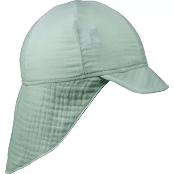 Kšiltovka ESITO | Dětská kšiltovka s krytím krku mušelín Olive - olivová / XL