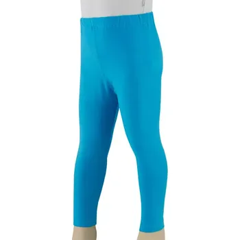 Dívčí legíny ESITO | Dívčí legíny s lycrou tyrkys - tyrkysová / 122