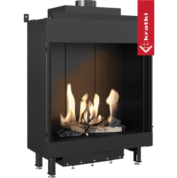 Krbová vložka Kratki Kominek gazowy LEO 76 / 62 lewy gaz ziemny (NG) ∅ 100/150 8