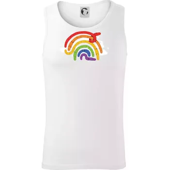 Žížaly duha (Alexis Citrine) - Tílko pánské Core - XL ( Bílá )