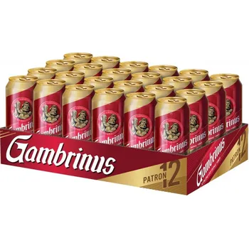 Pivo Gambrinus Gambrinus Patron 12 světlý ležák 24x0,5l