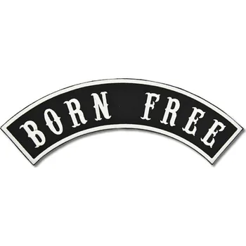 Nášivka Moto nášivka Born Free Rocker - XXL na záda