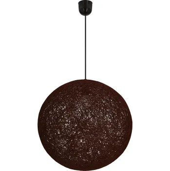 CANDELLUX Závěsná lampa Caruba 1x60W E27 hnědá 50