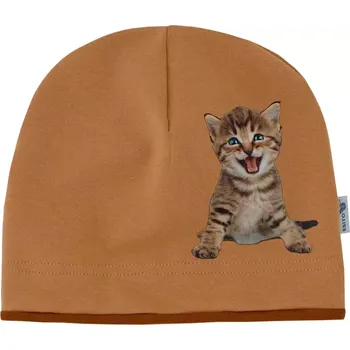 Čepice ESITO | Dětská čepice Kotě - okrová / 44