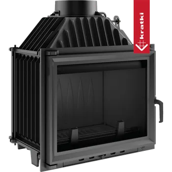 Krbová kamna Kratki Litinový krb na dřevo MAJA levý 8 kW Ø 150 zvedací