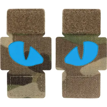 M-TAC PATCH TIGER EYES LASER CUT pár - Různé barvy Barva: Multicam/Blue