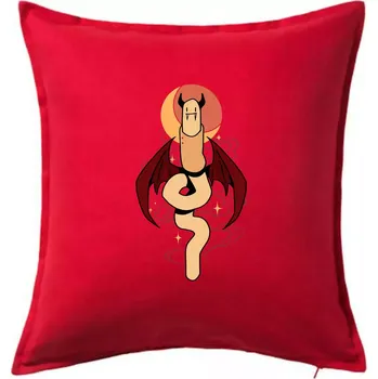 Polštář Žížala upír (Alexis Citrine) - Polštář 50x50 - 50x50 - Pouze potah ( Červená )