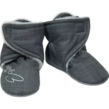 Capáčky ESITO | Capáčky barefoot Softshell Lamb Grey - šedá / 1 - délka stélky: 11 cm