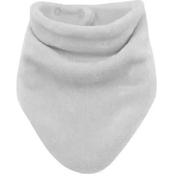 Kojenecká čepice ESITO | Šátek na krk Magna podšitý bavlnou - bílá / 0 - 5 let