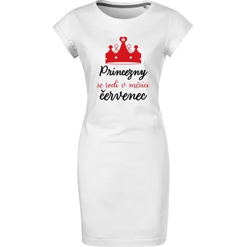 Dámské šaty Bavlněné letní šaty Princezny se rodí Velikost: 2XL, Barva: Purpurová