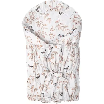 Zavinovačka ESITO | Luxusní klasická zavinovačka čtvercová Motýlek - hnědá / 75 x 75 cm