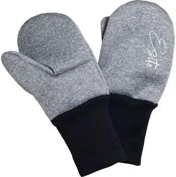 Rukavice ESITO | Palcové rukavice softshell Šedý melír - šedá / 5 - 7 let