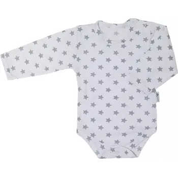 Kojenecký body ESITO | Antibakteriální dětské body Hvězda - bílá / 56