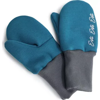 Rukavice ESITO | Palcové rukavice zateplené Warmkeeper Petrol - petrolejová / 1 - 2 roky