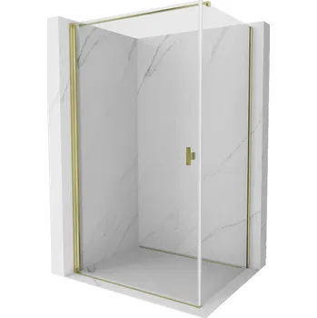 Mexen Mist-B sprchový kout otočný 90 x 85 cm, transparentní, zlatý - 8A2T-090-085-50-00 Sprchové kouty