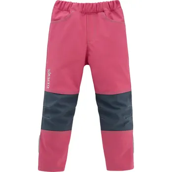 Chlapecké kraťasy ESITO | Dětské softshellové kalhoty DUO Pink - růžová / 128