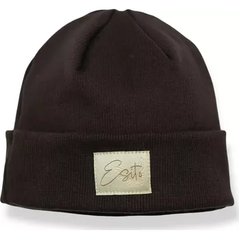 Kojenecké oblečení ESITO | Žebrovaná čepice rolled up exclusive Brown - hnědá / 42