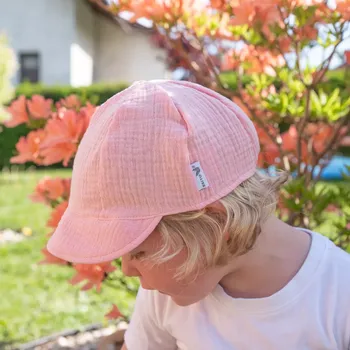 Kšiltovka ESITO | Dětská kšiltovka Mušelín - růžová / L