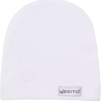 Kojenecké oblečení ESITO | Kojenecká čepice saporka - bílá / 50