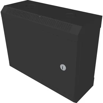 Rozvaděč RACK DATACOM 10" nástěnný rozvaděč 6U/140 mm (plech) černý