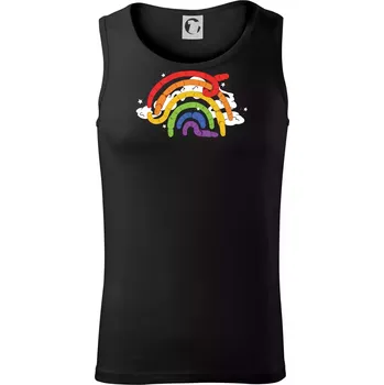 Pánské termoprádlo Žížaly duha (Alexis Citrine) - Tílko pánské Core - XL ( Černá )