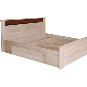 Postel Postel s úložným prostorem 180 dub sonoma wenge SC 220