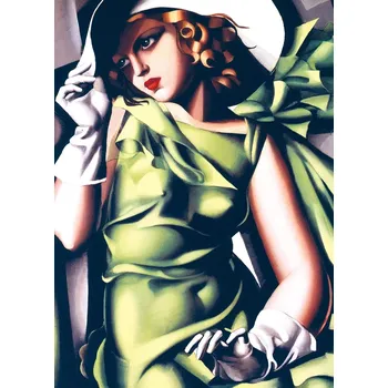 Puzzle EuroGraphics Tamara de Lempicka Young Girl in Green 1000 dílků
