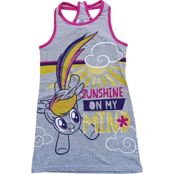 Dívčí šaty Sun City Šaty MY LITTLE PONY tílkové šedé Velikost: 116
