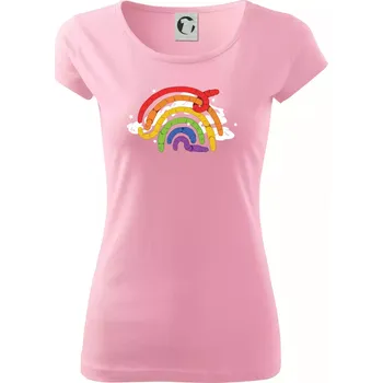 Žížaly duha (Alexis Citrine) - Dámské triko Pure - 2XL ( Růžová )