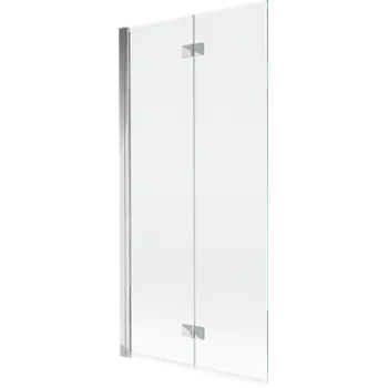 Vanová zástěna Mexen Mist vanová zástěna 2dílná levá 90 x 150 cm, transparentní, chrom - 8A9-090-002-01-00-L Vanové zástěny