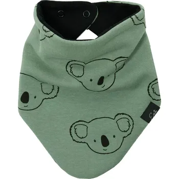 Nákrčník ESITO | Šátek na krk bavlna Koala - olivová / 0 - 3 roky