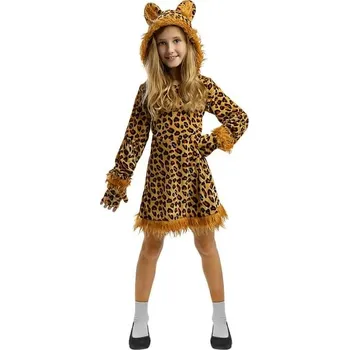 Karnevalový kostým Funiglobal - Kostým Leopard pro dívky - 7-9 years
