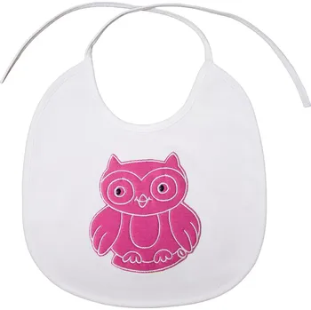 Bryndák ESITO | Bryndák bavlna Sova růžová - bílá