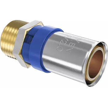 Fitinka Mexen PEX-P lisovací spojka, redukce PEX 25 x 3/4 GZ - W97123-2534M-00 PEX Tvarovky lisované