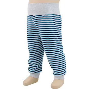 ESITO | Kojenecké tepláky plyš Proužek vel. 56 - růžová / 56