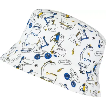 Kojenecká čepice ESITO | Dětský klobouk Dino skate - béžová / XL