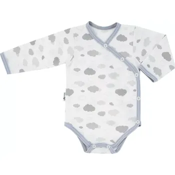 Kojenecký body ESITO | Bodyčko zavinovací Mráček vel. 44 - 68 - šedá / 50