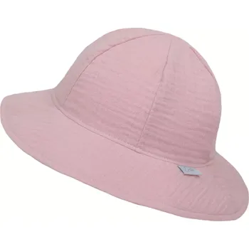 Klobouk ESITO | Dívčí klobouk mušelín Powder pink - pudrová / XL