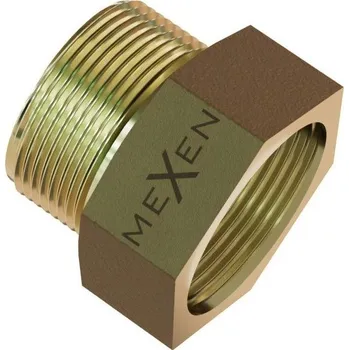 Fitinka Mexen BRASS redukce matice-šroub mosazná 2 vnitřní závit x 1 vnější závit - W97419-2010 BRASS Mosazné tvarovky