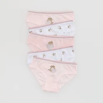 Dívčí spodní prádlo Reserved - Bavlněné kalhotky Pusheen 5 pack - vícebarevná - 109FQ-MLC - 109FQ-MLC-U12