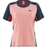 Sportovní dámské tričko KARI TRAA SANNE HIKING L Růžová, Tmavě modrá, Červená
