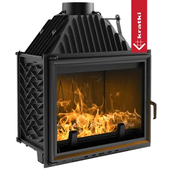 Krbová kamna Kratki Litinový krb na dřevo AMELIA 21 kW Ø